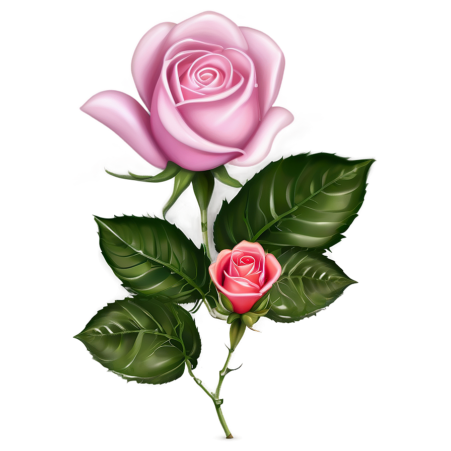 Pink Roses Festive Decoration Png Jfr71