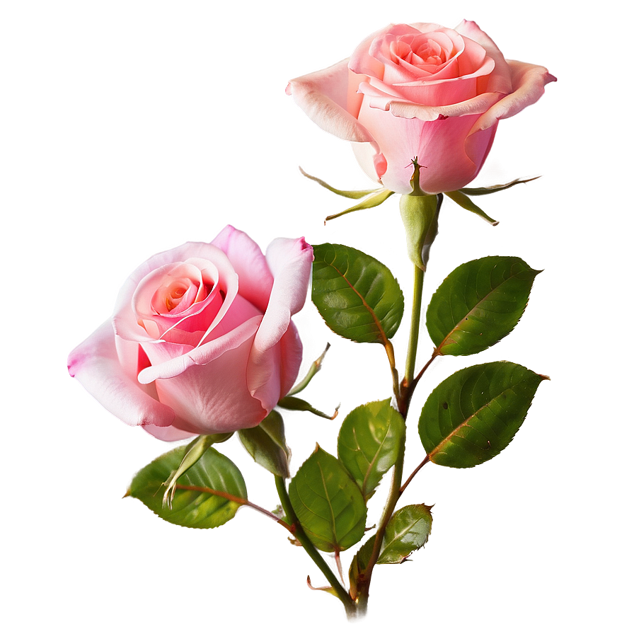 Pink Roses In Full Bloom Png Xdf