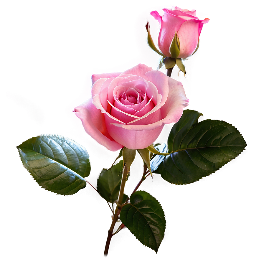 Pink Roses In Sunlight Png 50