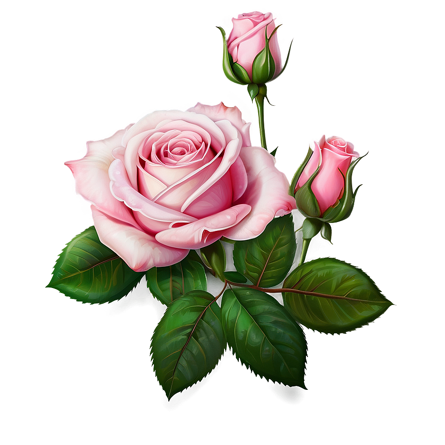 Pink Roses Spring Bouquet Png 70