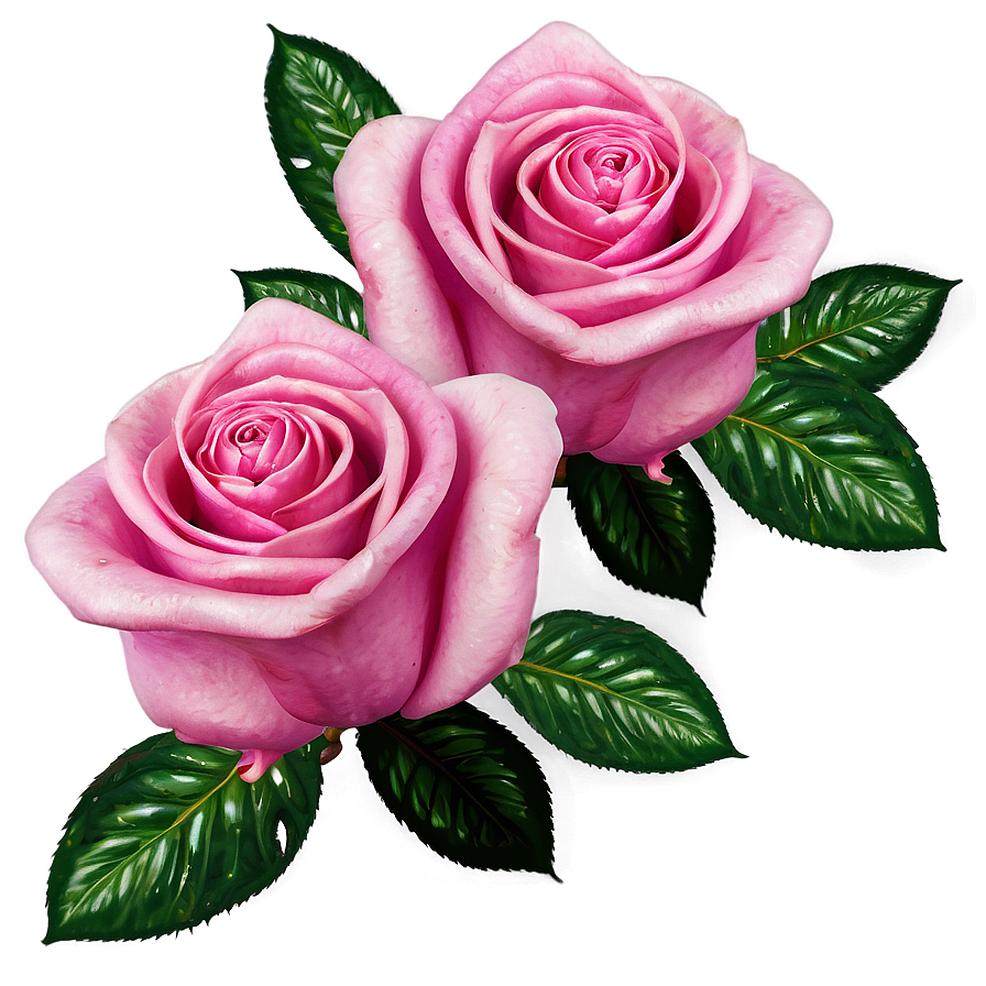 Pink Roses Summer Vibes Png 69