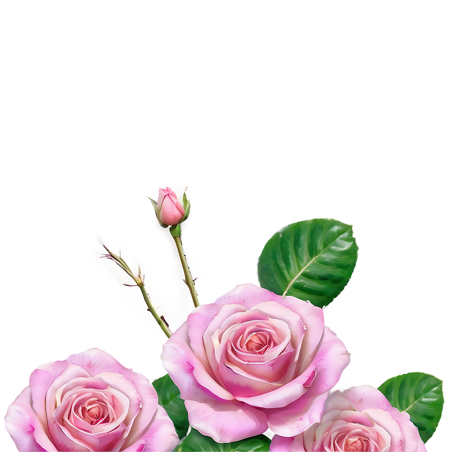 Pink Roses Summer Vibes Png Vhw