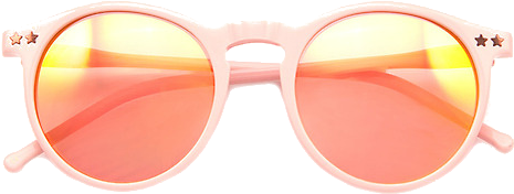 Pink Round Sunglasses Transparent Background