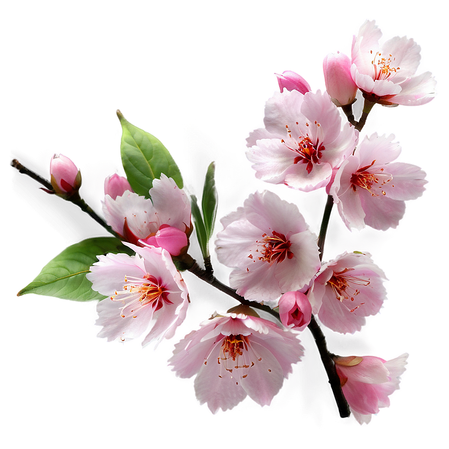 Pink Sakura Blossom Png Hyw79