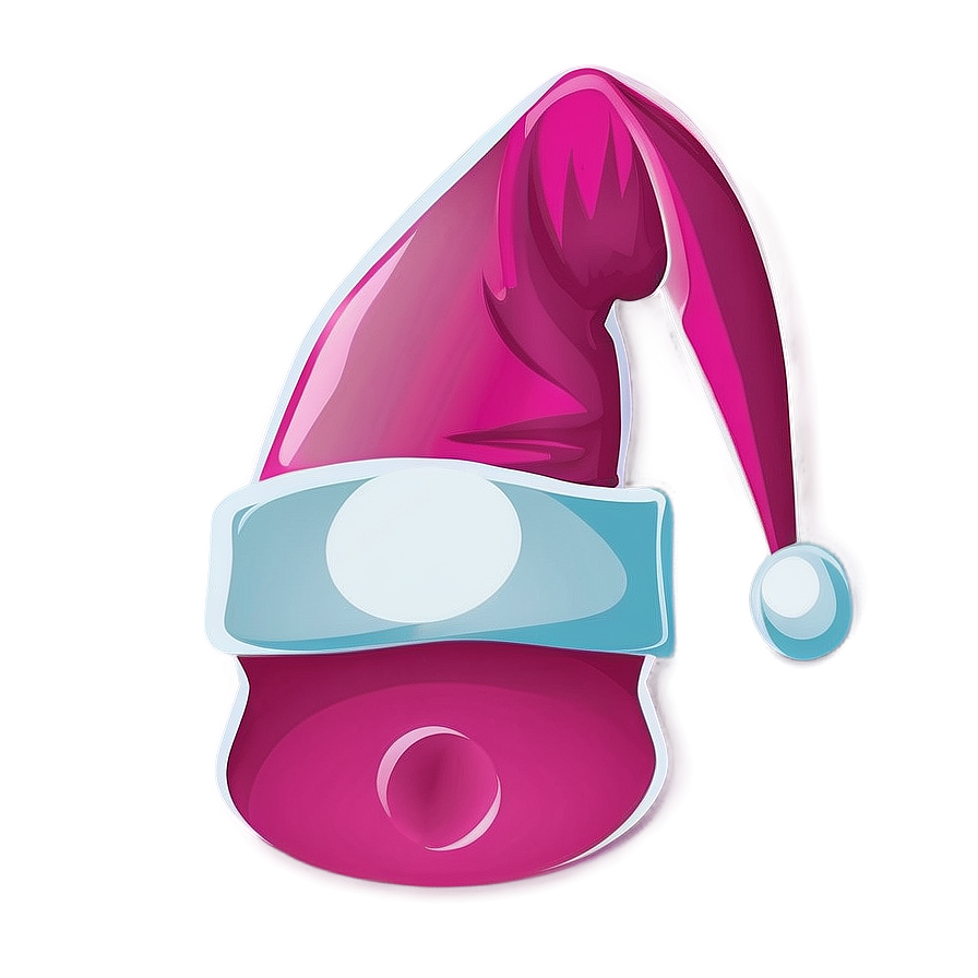 Pink Santa Hat Vector Png 47