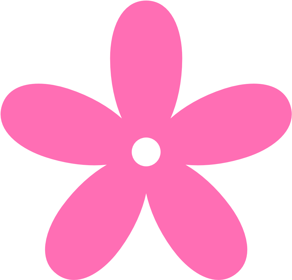 Pink Simple Flower Clipart