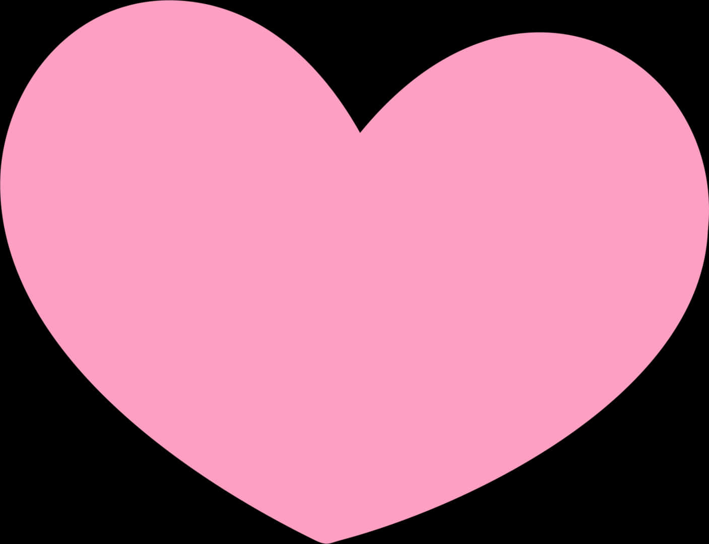 Pink Simple Heart Clipart