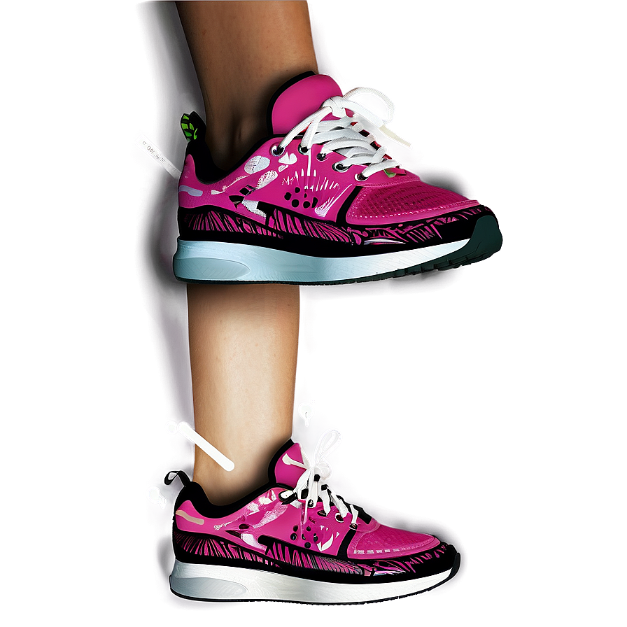 Pink Sneakers Png Coq31