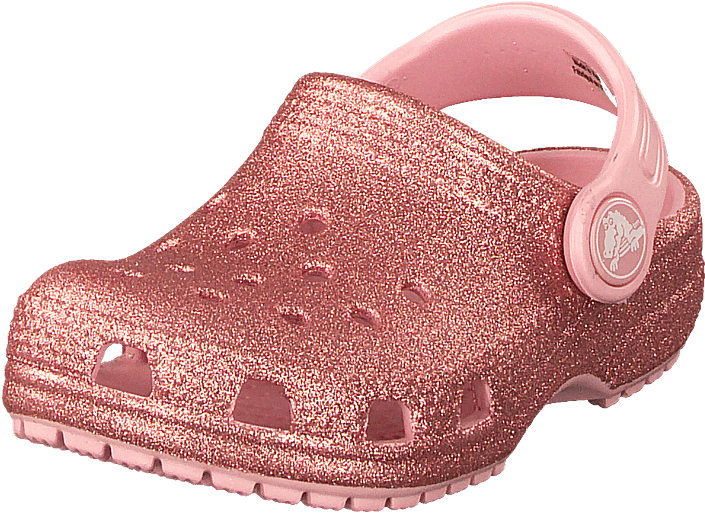 Pink Sparkle Croc Shoe