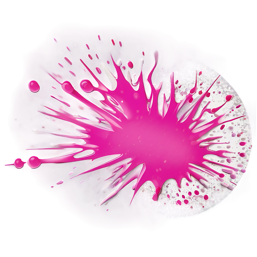 Pink Splat Png 06122024