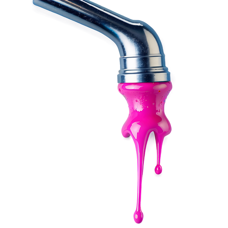 Pink Spray Paint Drip Png 80