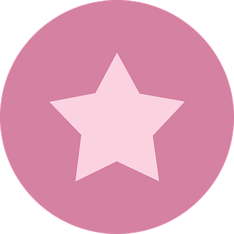 Pink Star Icon