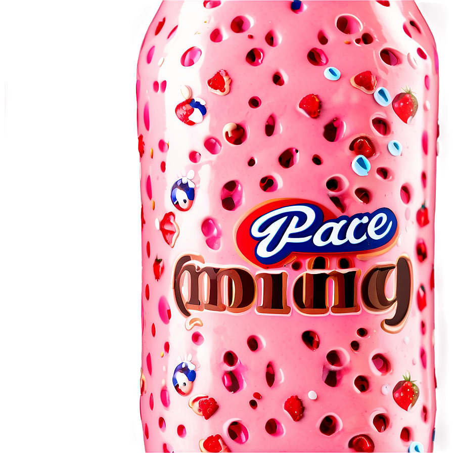 Pink Strawberry Milk Png 28