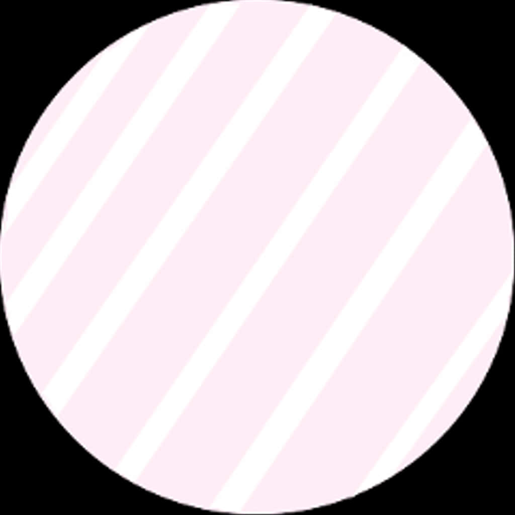 Pink Striped Circle Graphic