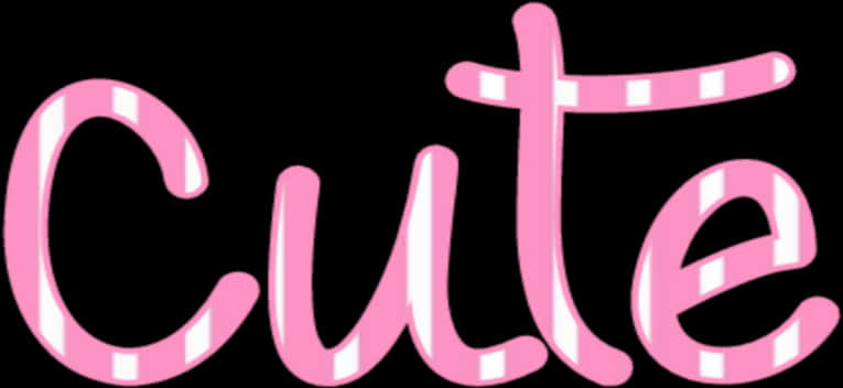 Pink_ Striped_ Cute_ Text_ Graphic