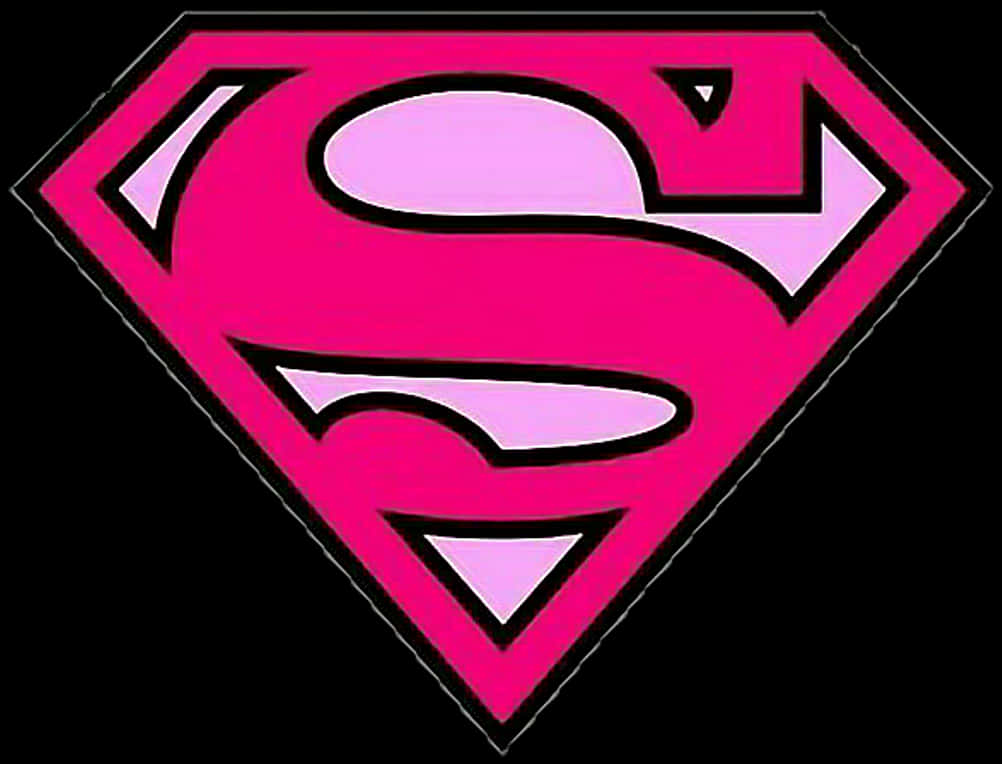 Pink Superman Logo