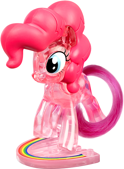 Pink Transparent My Little Pony Toy