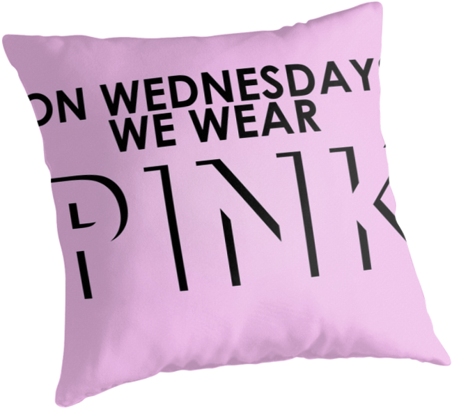 Pink Wednesday Cushion