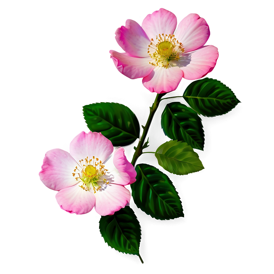 Pink Wild Rose Png Xoa