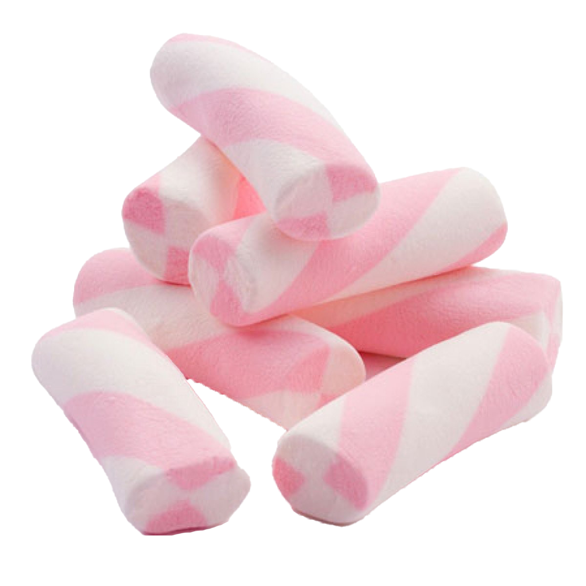 Pinkand White Marshmallows Transparent Background