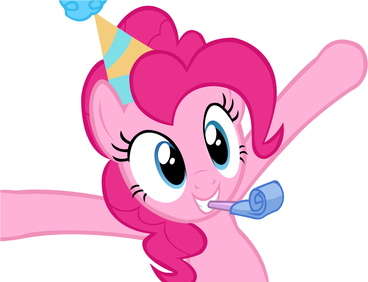 Pinkie Pie Celebration Vector