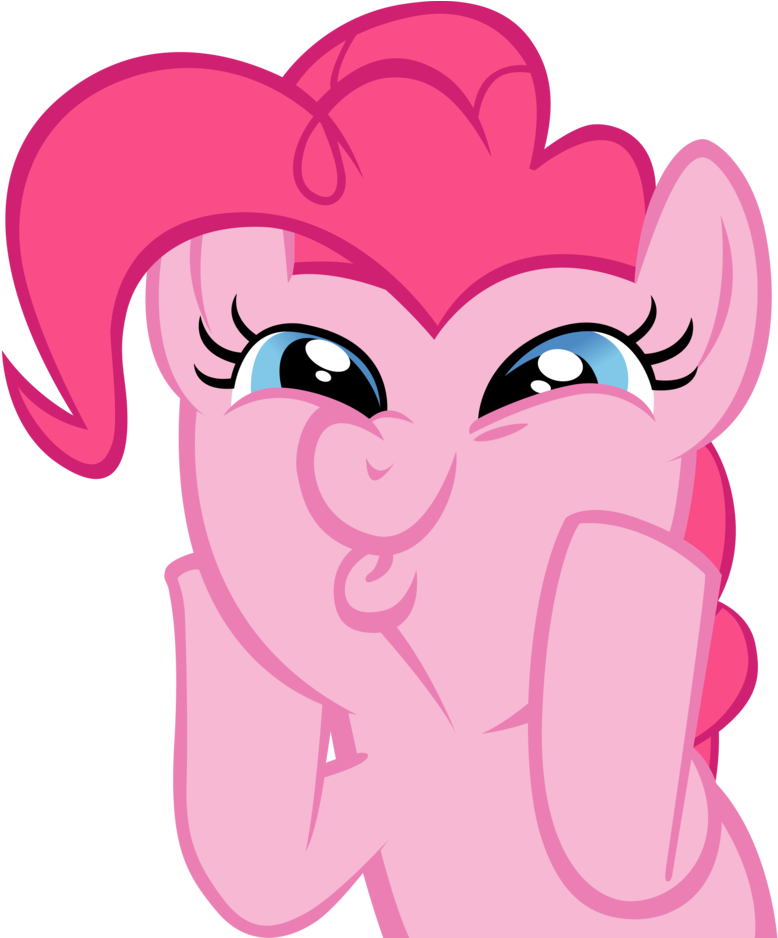 Pinkie Pie Smiling Vector Art