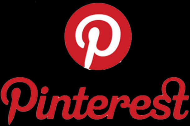 Pinterest Logo Redand White