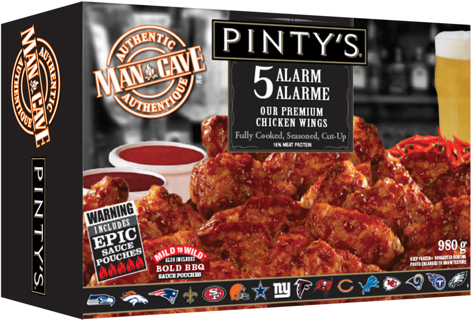 Pintys5 Alarm Chicken Wings Packaging