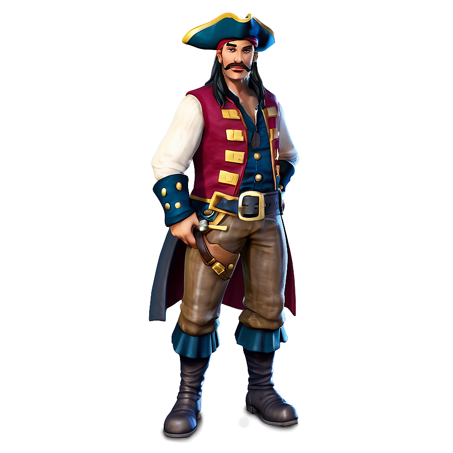 Pirate Game Character Captain Png 41