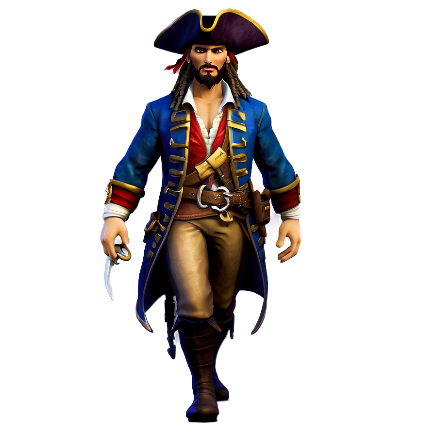 Pirate Game Character Captain Png Dbb41