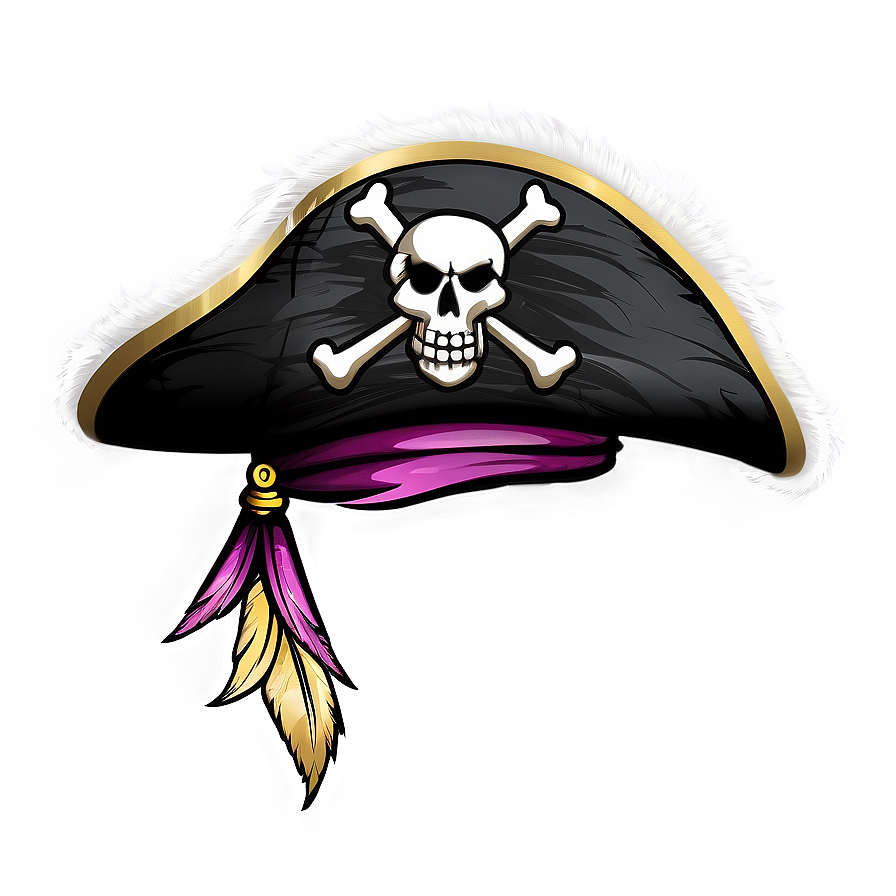 Pirate Hat With Feather Png Oqs