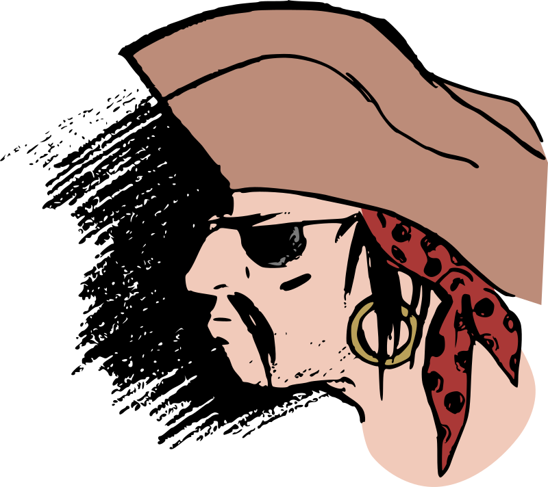 Pirate Profile Illustration