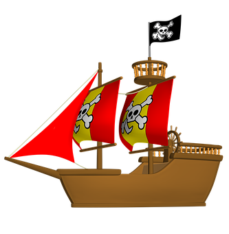 Pirate Ship Illustration