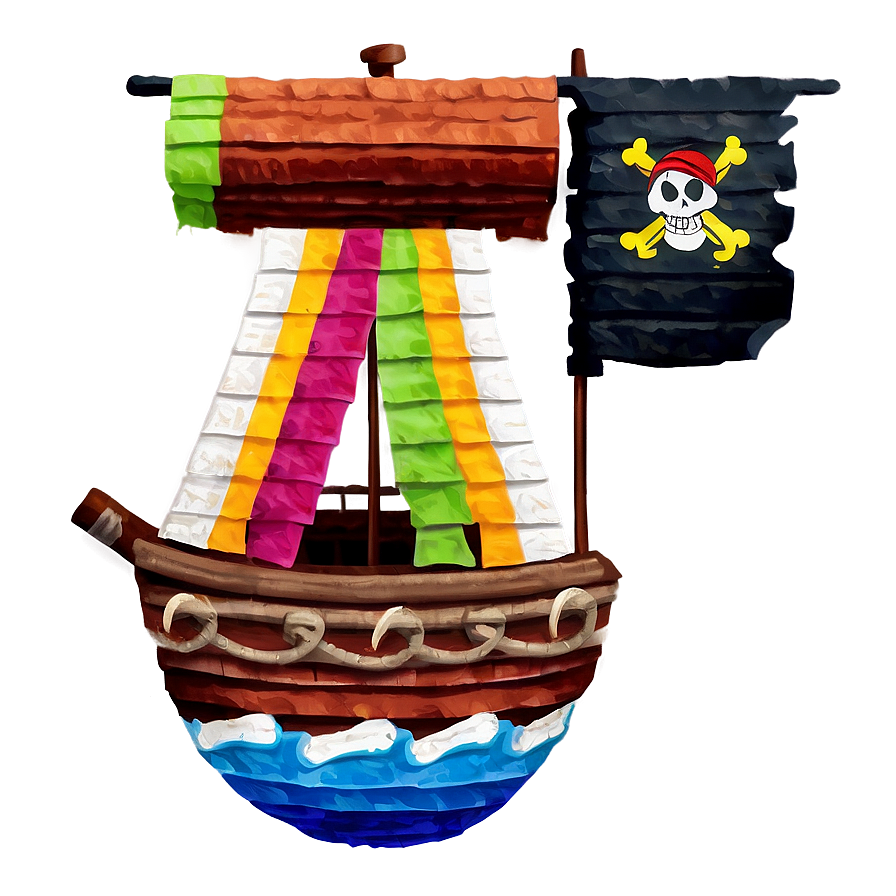 Pirate Ship Pinata Png Rub72