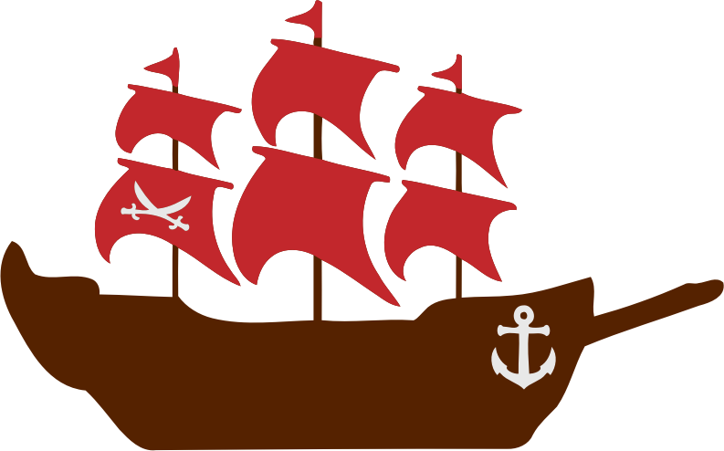 Pirate Ship Vector Art