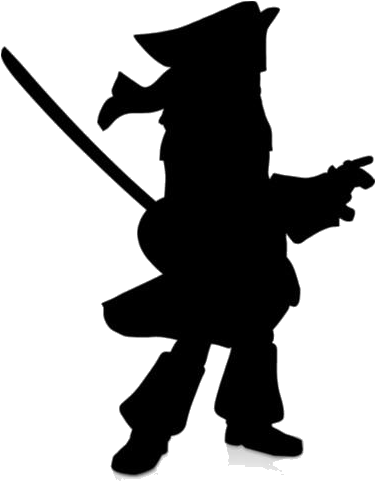 Pirate_ Silhouette_ Sword_ Pointing