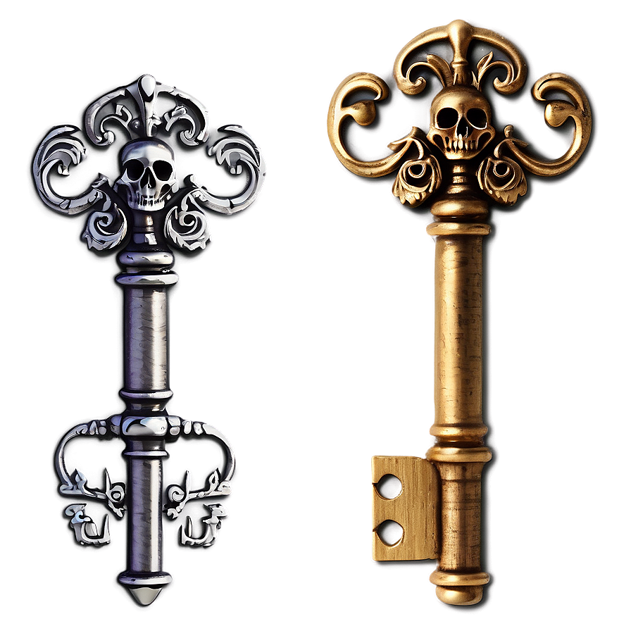 Pirate Skeleton Key Symbol Png 06212024