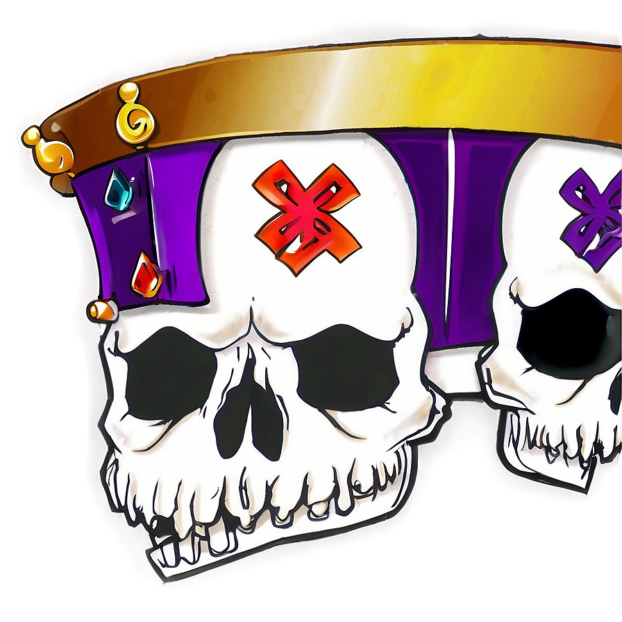 Pirate Skull Crown Jolly Roger