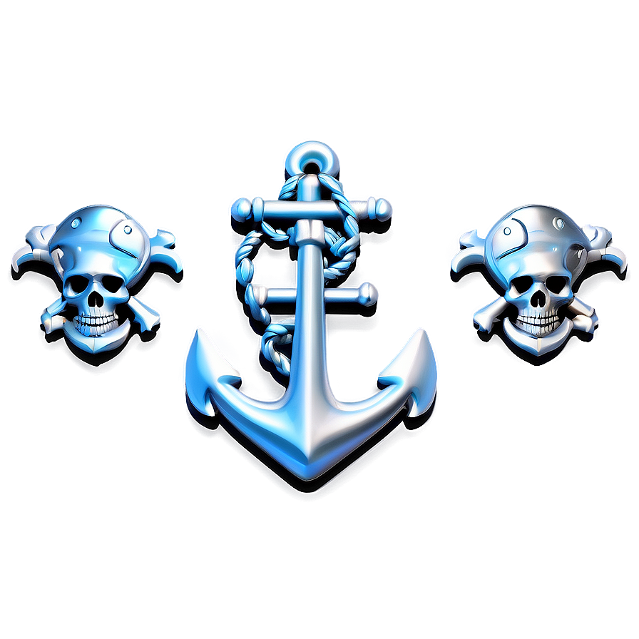 Pirate Skulland Crossboneswith Anchor