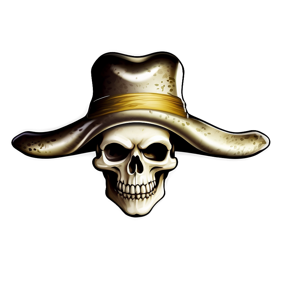 Pirate Skullwith Hat