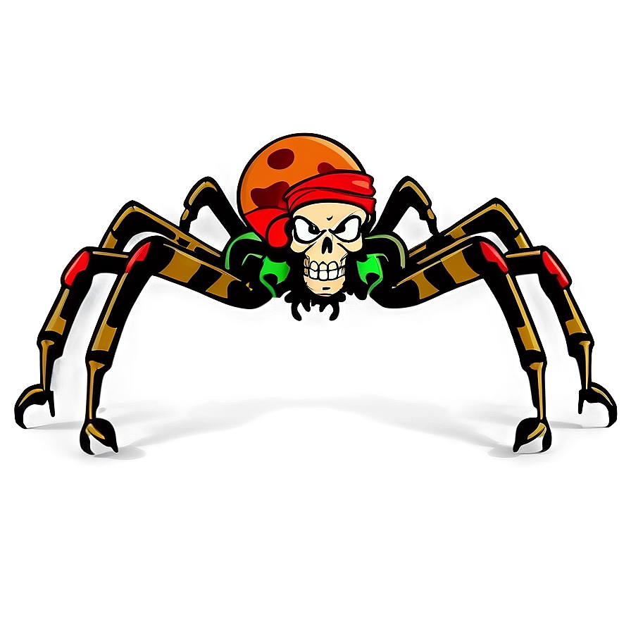 Pirate Spider Cartoon Png 25