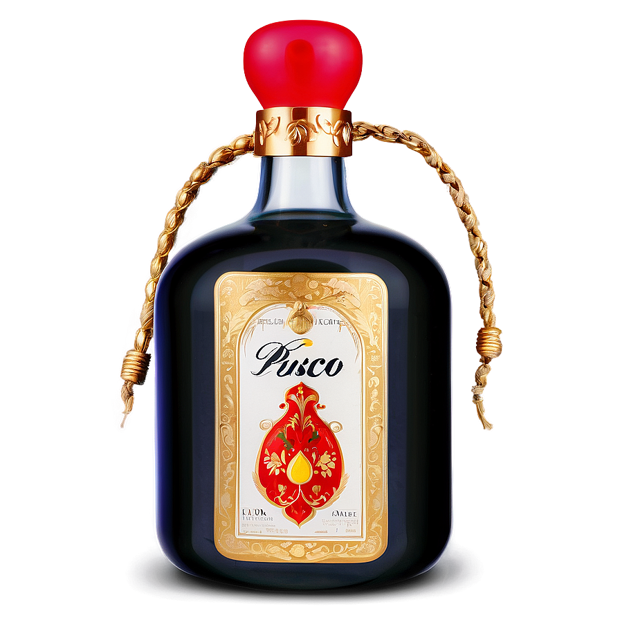 Pisco Bottle Png 05242024