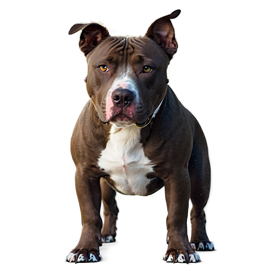 Pitbull In Snow Png Brv4