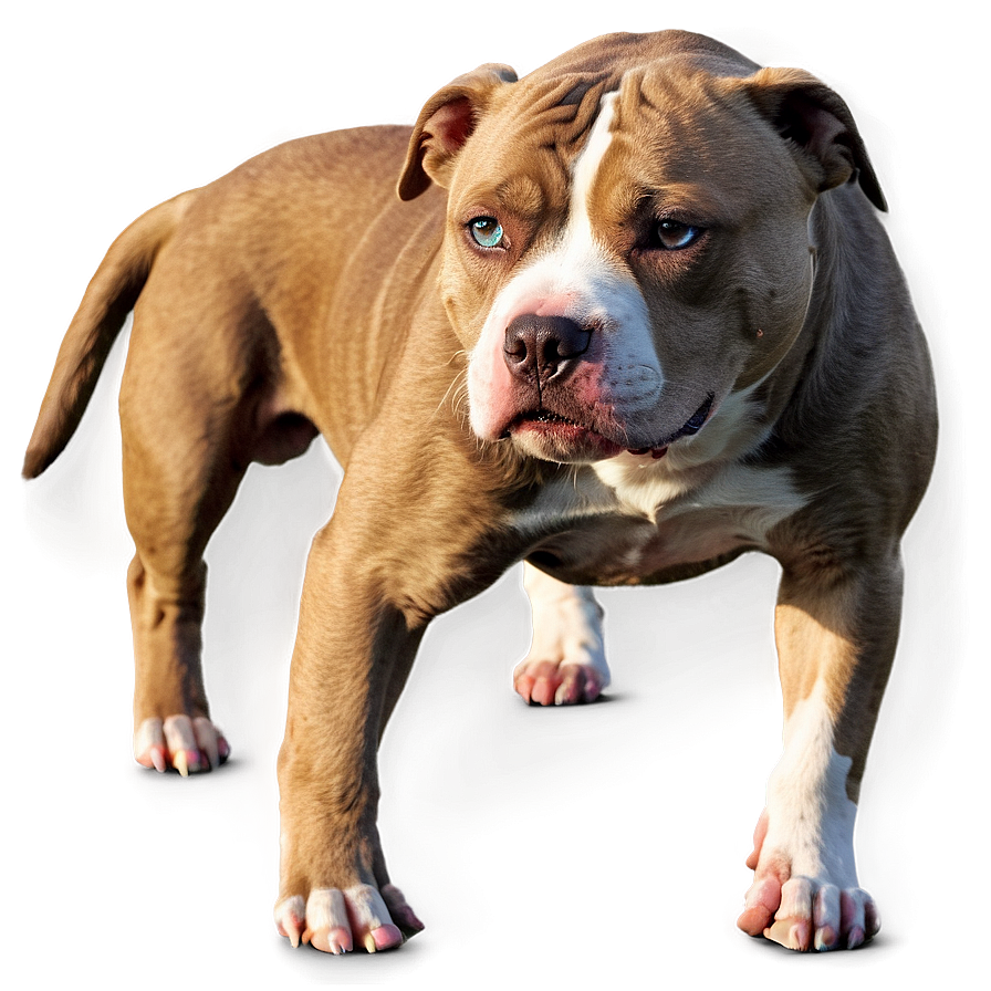 Pitbull In Sunset Png 57