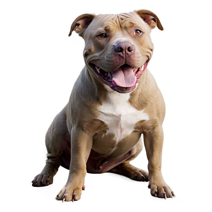 Pitbull Sitting Png 68