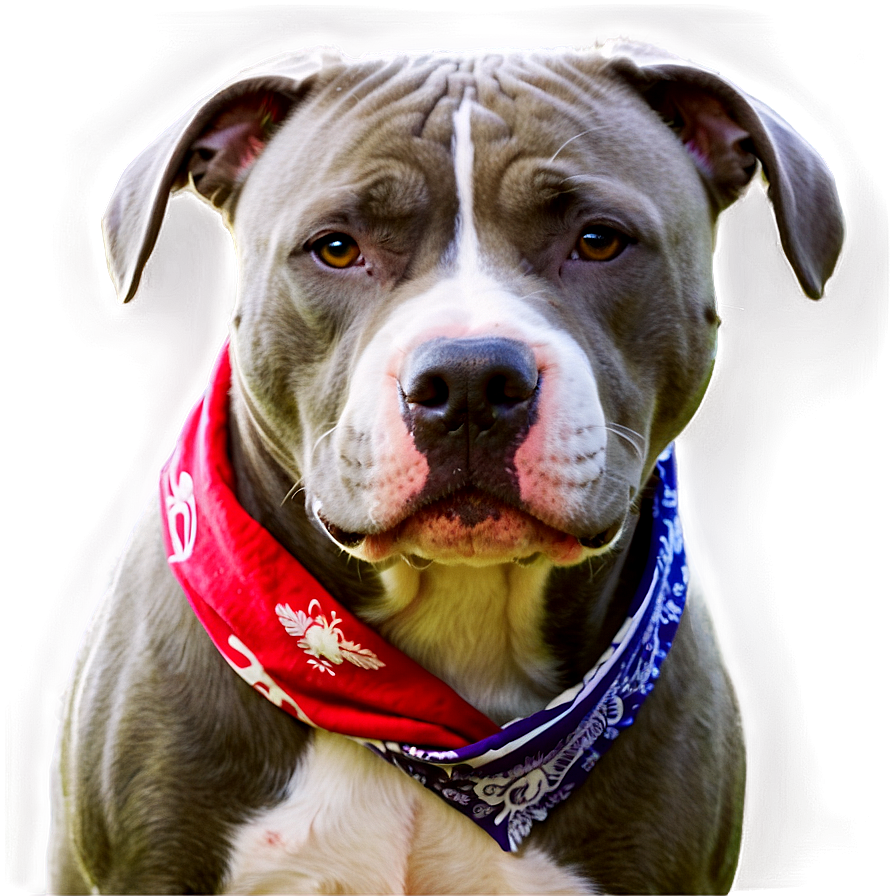 Pitbull With Bandana Png 05212024