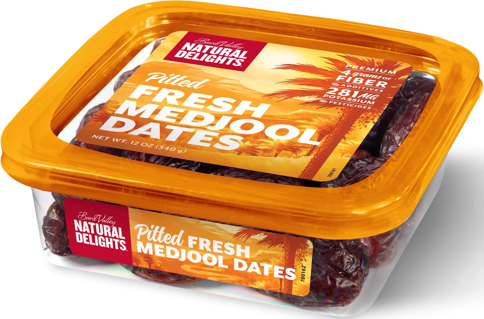 Pitted Fresh Medjool Dates Packaging