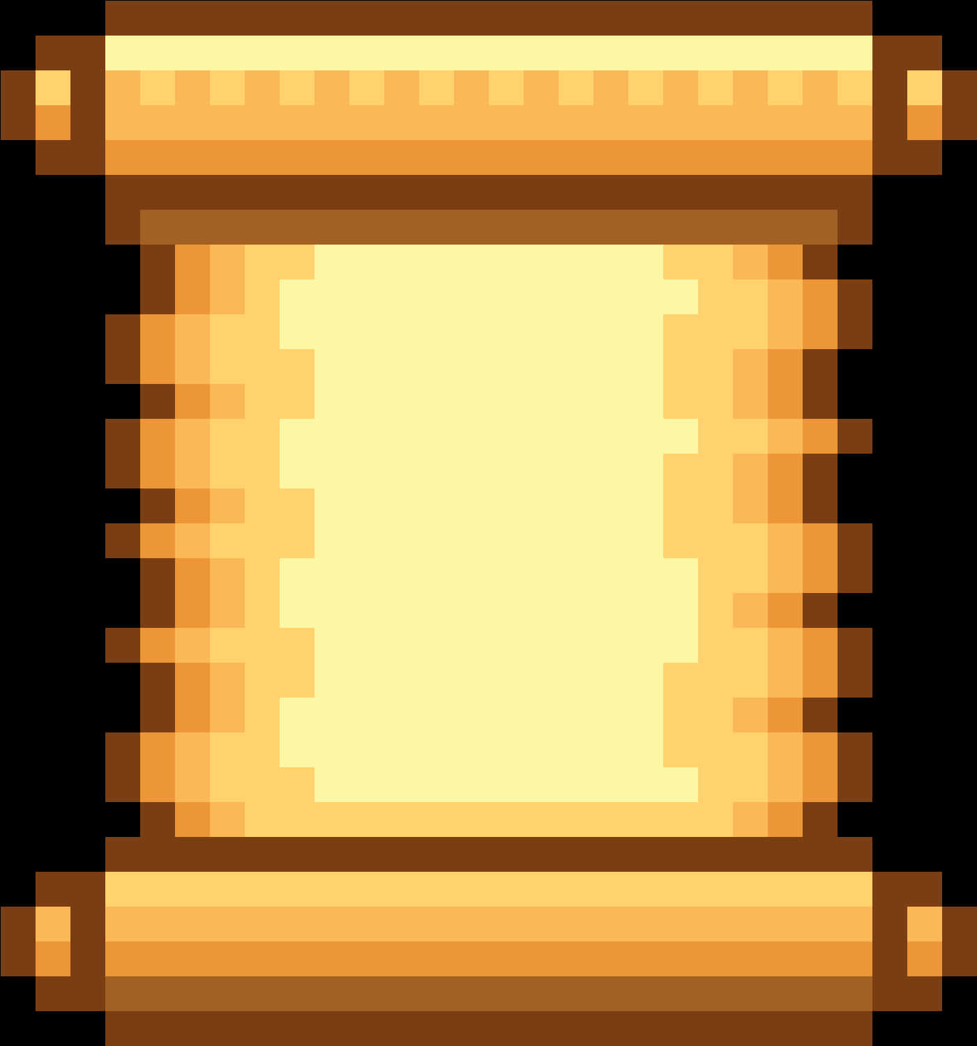 Pixel Art Ancient Scroll