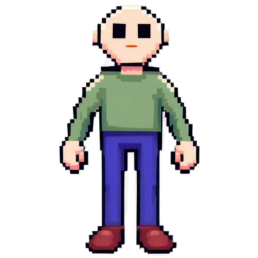 Pixel Art Baldi Png 06122024