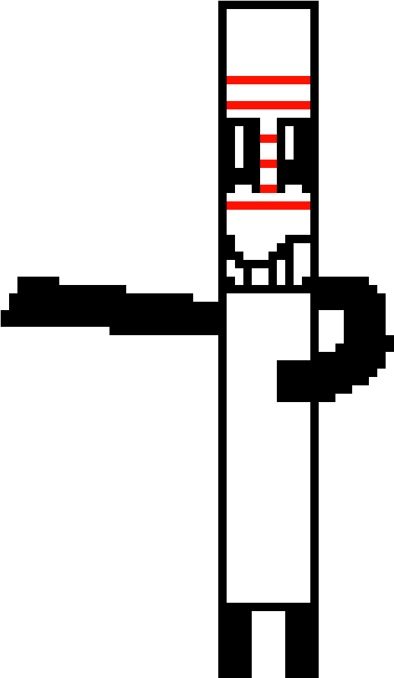 Pixel Art Bendy Standing